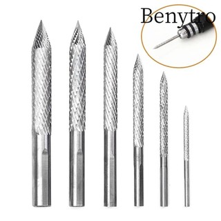 Benytro Mũi khoan móng tay nấm, Mũi khoan khí nén bạc bằng thép vonfram, Sửa chữa lốp đa kích thước bền bỉ Sửa chữa lốp