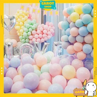 Set 10 bong bóng pastel bóng tông xuân kích thước 10inch dùng trang trí sinh nhật tiệc tùng party lễ hội ngày cưới