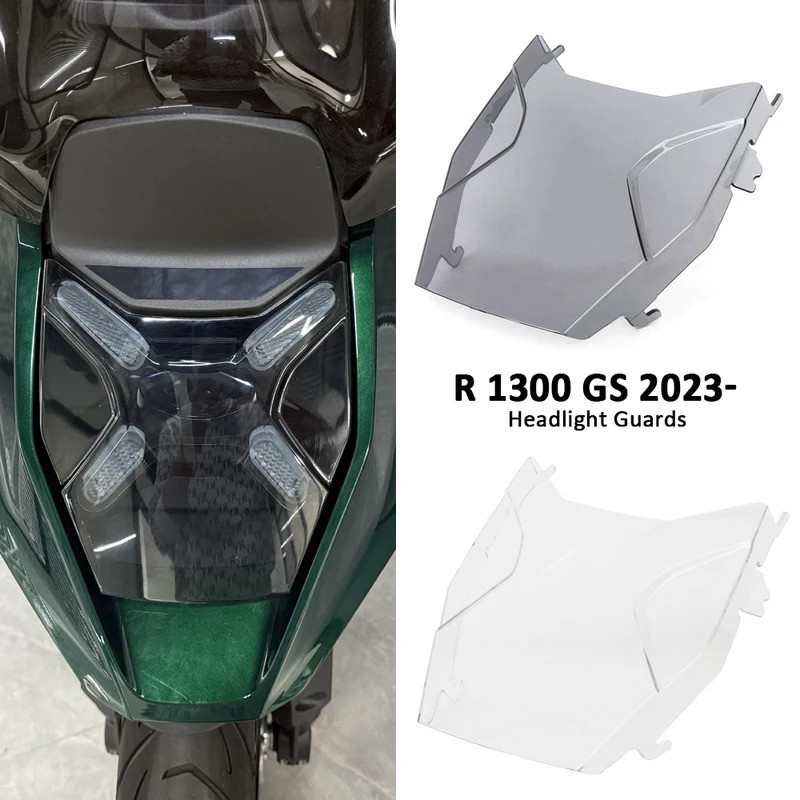 Xe Máy Mới Acrylic Đèn Pha Bảo Vệ Bảo Vệ Ống Kính Dành Cho Xe BMW R1300 GS R1300GS R1300gs R 1300 GS