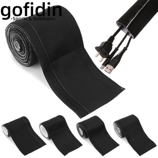 gofidin Cáp Điện Mềm Màu Đen Dùng Cho Máy Tính DIY|Tay Áo Quấn
