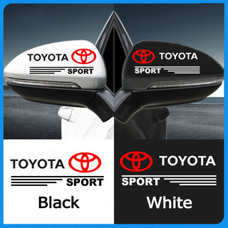 Bộ 2 Miếng Dán Trang Trí Gương Chiếu Hậu Xe Hơi Toyota Hilux Avanza Wish Yaris Innova Vios Veloz Rush Hiace Altis Alphard Camry Revo Wisho