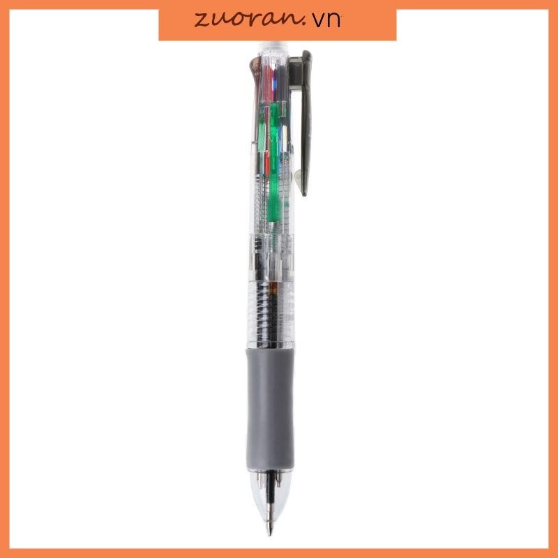 Bút Bi Nhiều Màu 5 Trong 1 Mực Đen / Xanh Lá / Đỏ / Xanh Lá Ngòi 0 7mm