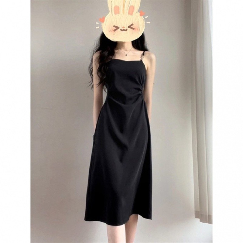 Đầm maxi đen thời trang nữ kiểu Pháp