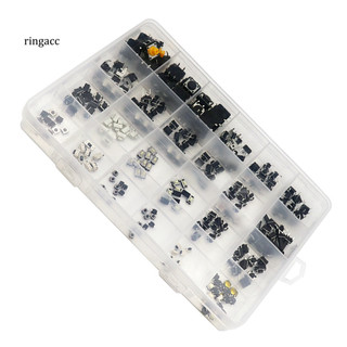 Rga 250 Chiếc 25 Loại Micro Momentary Tactile Push Button Tact Switch Set