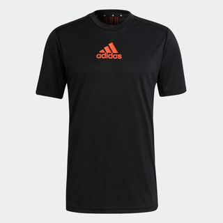 adidas Tập luyện Áo thun 3 Sọc thể thao Primeblue Designed To Move Nam Đen GM2145