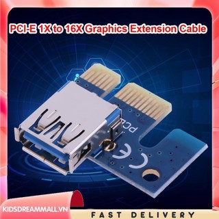 [Kidsdreammall.vn] Bộ chuyển đổi PCIe X1 PCI E 1X sang USB 3.0 Nữ để khai thác PCI Express Riser