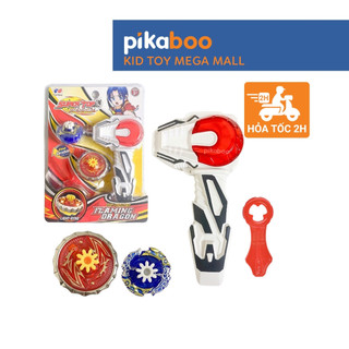 Con quay vô cực phát sáng Pikaboo đóng vỉ con quay đại chiến vô cực có đèn sáng chất liệu hợp kim chắc khỏe an toàn