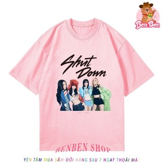 Áo thun shut down blackpink
