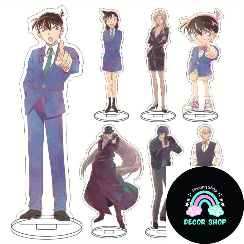 Thám Tử conan conan conan Bằng acrylic Có Giá Đỡ Trưng Bày akai shuichi furuya rei gin vermouth Mode