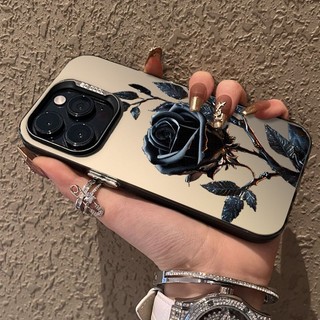 ốp iphone 11/12/13/14/15/16/17 Pro Max Fashion thẩm mỹ Rose chống sốc matte Case For ốp lưng iphone 11,12,13,14,15,16,11PM,12PM,13PM,14PM,15PM,16PM