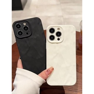 Ốp Điện Thoại Đơn Giản Chắc Chắn Và Nhăn Không Họa Tiết Cho IPhone 11 1213 Pro MAX X XR XS MAX SE 7 Plus 8 Plus IPhone 14 15 Pro Thích Hợp Chống Rơi Mềm Sáng Tạo