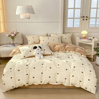 Bộ chăn ga gối REE Bedding Cotton đũi thô sợi tre CTD258 Ree Bedding mềm mát nhiều hoạ tiết đủ size giường nệm