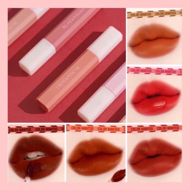 Son kem mịn mượt Black Rouge Half N Half Water - son bóng Tangel Glow