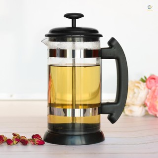 I cafilas 1000ml Nồi ép kiểu Pháp bằng thép không gỉ Cafetiere Cốc cà phê Thủy tinh Borosilicate Máy pha cà phê Bộ lọc trà Máy pha trà Trà thơm Báo chí kiểu Pháp
