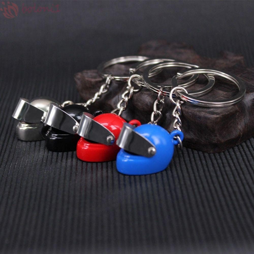Móc khóa Móc khóa mũ bảo hiểm xe máy thời trang sáng tạo