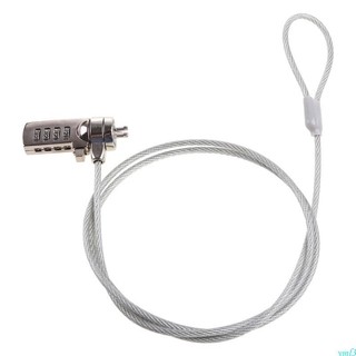 Yml3 4 chữ số khóa mật khẩu laptop khóa an ninh dây cáp laptop khóa chống trộm
