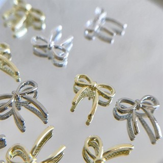Charm  nơ gắn móng size to ( set 10 cái)