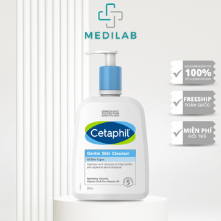 Sữa Rửa Mặt Cetaphil Gentle Skin Cleanser Cho Da Nhạy Cảm 500ml 125ml