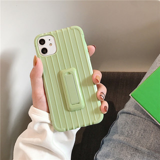 Ốp lưng sọc nổi có giá đỡ - xanh - s049