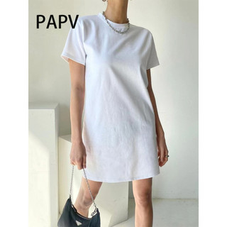 Đầm ngắn tay cổ tròn sang trọng PAPV 2122