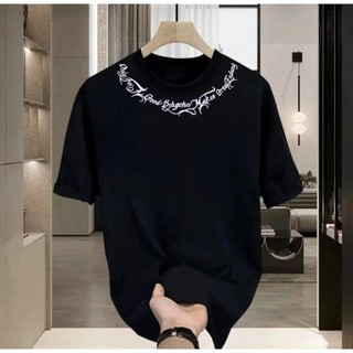 Áo Nam Hai Mặt In Chữ Cổ Bé Trai Bé Gái Cotton Nguyên Chất Đáy Áo Sơ Mi Top