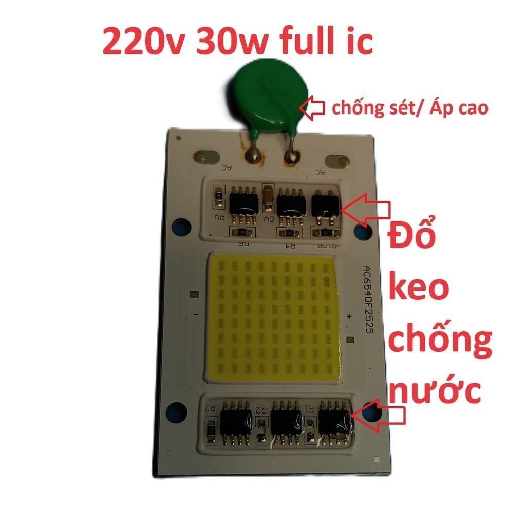 Mắt Led cob 220v 30w chất lượng cao
