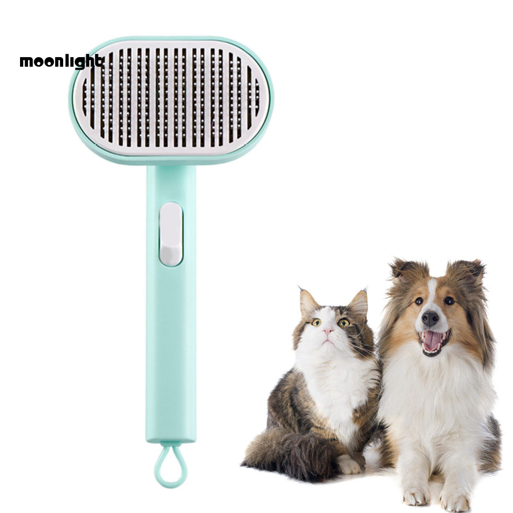 Mo Cat Hair Detangler Dog Grooming Brush Bàn chải thú cưng tự làm sạch