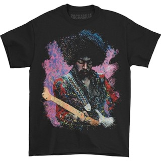 Jimi HENDRIX Stephen Fishwick Áo nam Jimi Áo thun đen - Áo thun người lớn - Áo nam