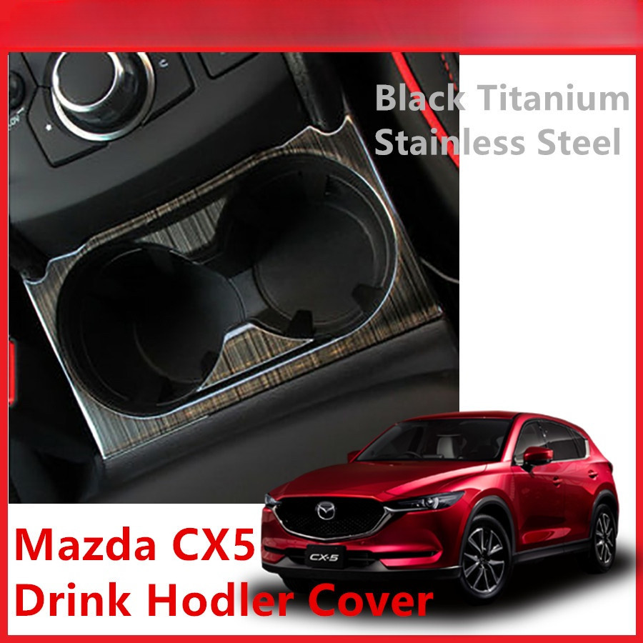 Mazda CX-5 CX5 2018 - 2025 Phụ Kiện Ô Tô Ghế Sau Uống Cốc Bao Viền Điều Khiển Trung Tâm Cốc Nước Phí
