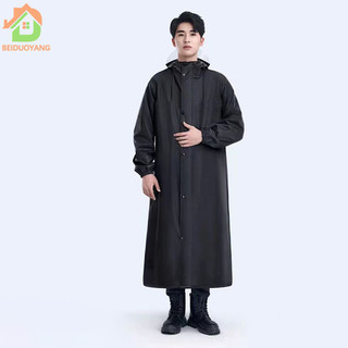 Lebi Áo Mưa Dài Toàn Thân Mưa Bảo Vệ Nam Nữ Đơn Độc Người Lớn Mới poncho Dày Dính Phản Quang