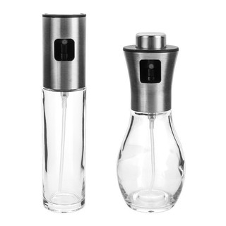 Bình xịt dầu bằng thép không gỉ 304 Loại đẩy gia đình Bình xịt dầu Bình xịt thủy tinh Bình dầu