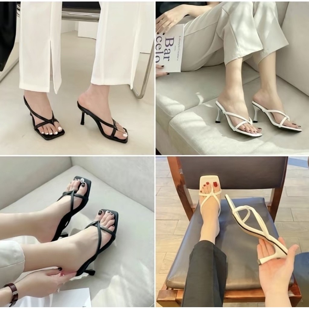 Cao gót nữ quai KẸP A cao 7 phân