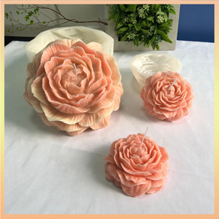 Lớn Hoa Mẫu Đơn Thơm Nến Khuôn Silicon 3D Hoa Mẫu Đơn Mousse Bánh Sô Cô La Khuôn DIY