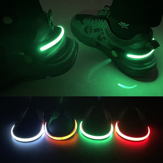 Chạy Ban Đêm Dạ Quang Giày Kẹp Mini Led Chống Thấm Nước Thể Thao Ngoài Trời Đi Xe Đạp Chạy Bộ Cảnh Báo Đèn Flash Hình Chữ U