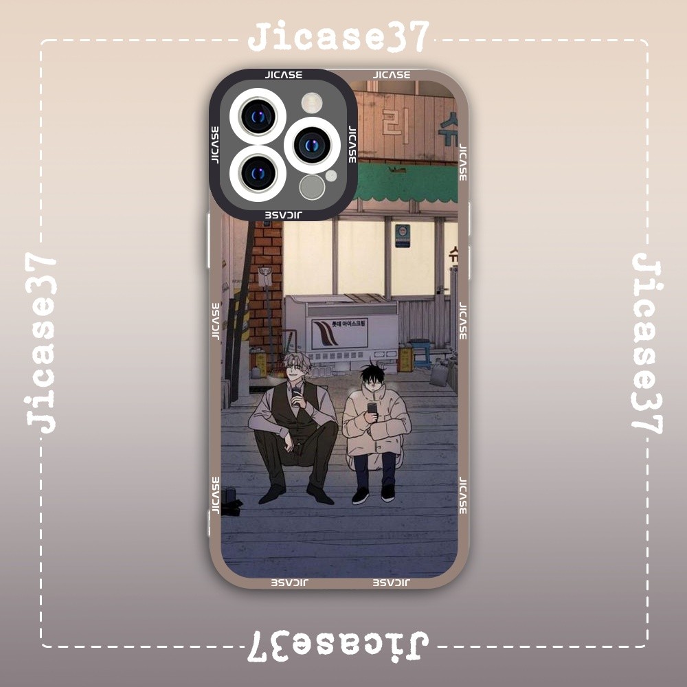 Ốp lưng iPhone Cạnh Vuông Samsung Xiaomi Oppo Manhwa boylove Low tide Đêm bên bờ biển nhân vật Tae J