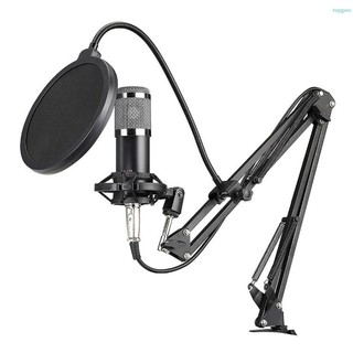 Bộ micro thu âm chuyên nghiệp bm 800 kèm giá đỡ và usb phát sóng trực tiếp