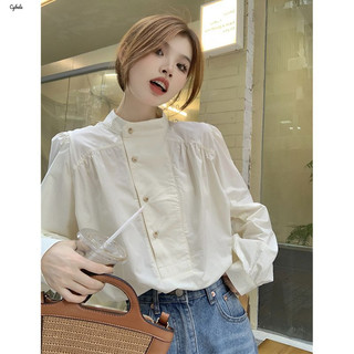 Cybele áo sơ mi áo sơ mi nữ áo kiểu hàn quốc phong cách classic phong cách sang trọng wcs2410mgl 5z240130