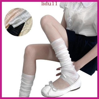 Lid Nữ Ngọt Ngào Bé Gái Mùa Hè Băng Lụa Chân Ấm Bông Tai Kẹp Nơ Tất Không Chân