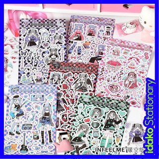 Idako love's title song dumb film sticker sweet cool manga girl ss515