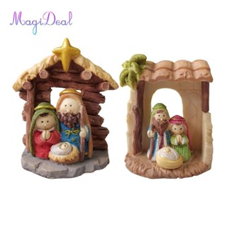 Magideal Thánh Gia Tượng Chúa Giáng Sinh Cảnh Điêu Khắc Joseph Chúa Giêsu Mary Cho Phòng Ngủ Quà Tặng Trong Nhà