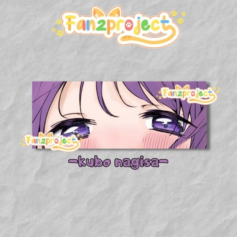 STICKER SLAP ⭐️ KUBO NAGISA- Cán Màng Bảo Vệ - Decal Dán Trang Trí Laptop Điện Thoại, Dán Xe