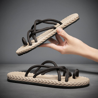 Dây bện Flip-Flops Flip-Flops Vỏ mềm Đế dày Flip-Flops La Mã