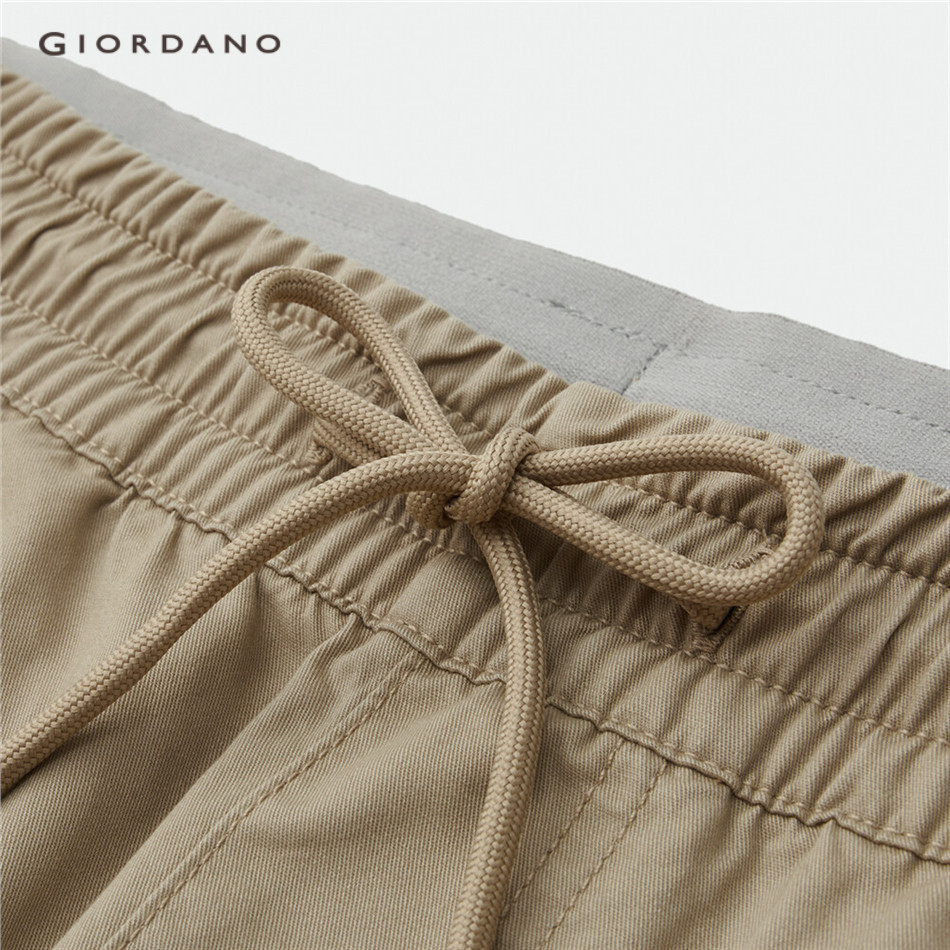 Quần dài GIORDANO 01123064 chất thun cotton nhẹ cho nam
