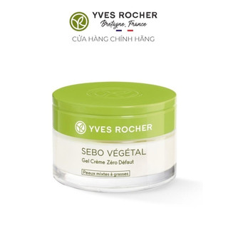 Sản phẩm dưỡng da Yves Rocher SEBO VEGETAL ZERO BLEMISH GEL CREAM 50ML