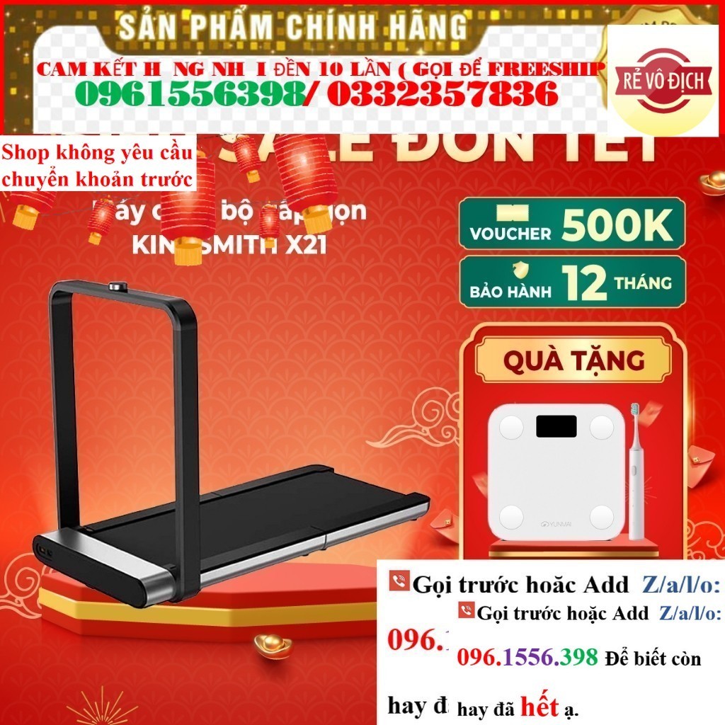 >> Máy chạy bộ gấp gọn KingSmith X21 TRX21F Bản Quốc tế - WalkingPad Treadmill X21 <<