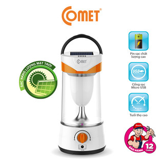  Đèn Sạc Tích Điện LED Comet CRL3103S 10W Năng Lượng Mặt Trời Siêu Sáng 