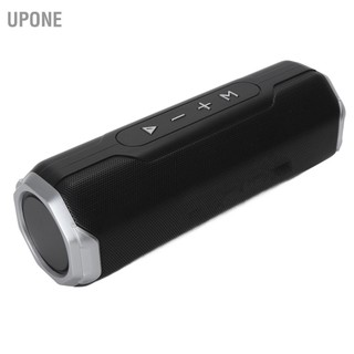 UPONE Loa Bluetooth siêu trầm không dây di động Máy nghe nhạc hoạt với phim Bass màu đen