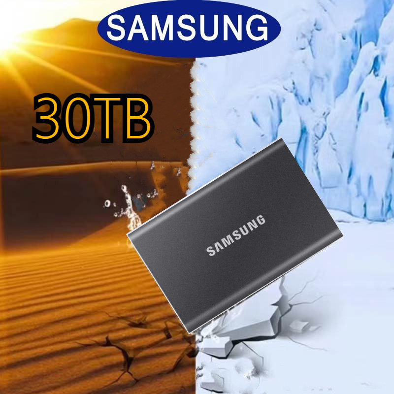 Ổ cứng gắn ngoài Samsung SSD 30TB / 16TB USB3.1-Type C HD ổ cứng 8TB / 4TB Ổ cứng HD gắn ngoài SSD 1