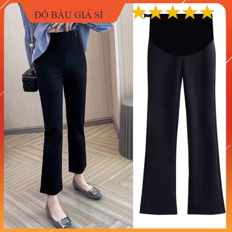 Quần bầu công sở ống Loe chất UMi co dãn - giá sỉ