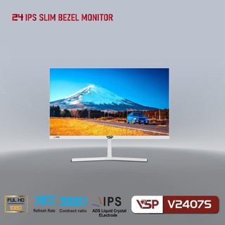 Màn hình gaming vsp v2407s màu trắng mới bh 36 tháng chính hãng
